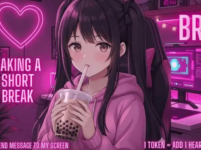 Hikikodolll —   I'm shy, the show starts when you warm me up with your vibrations, the stronger the better.  @total To Fuck my pussy until CUM, @sofar achieved! ,@remain  tokens are needed for reach the GOAL!  No vibrations, no show 